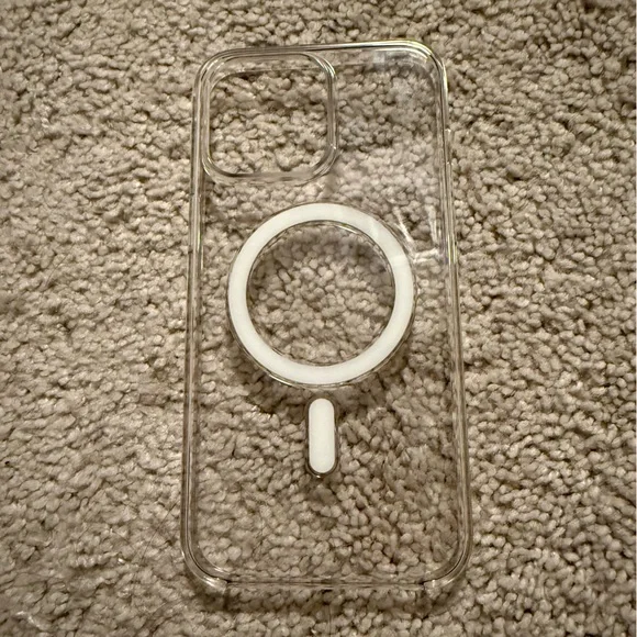 Apple iPhone 15 Pro Max Clear MagSafe-Compatible Phone Case - Picture 1 of 2